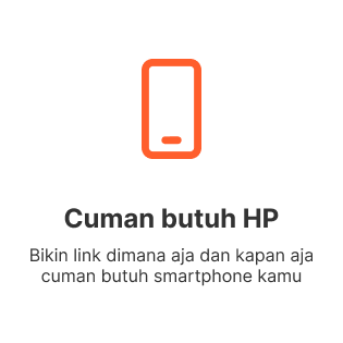 Buat Link in Bio di jagel cuman butuh HP